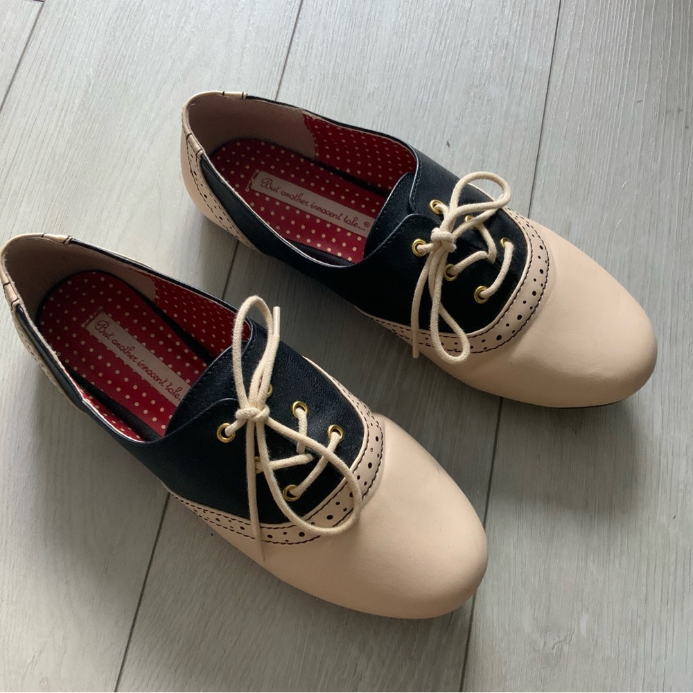 Vegan 2 tone shoes